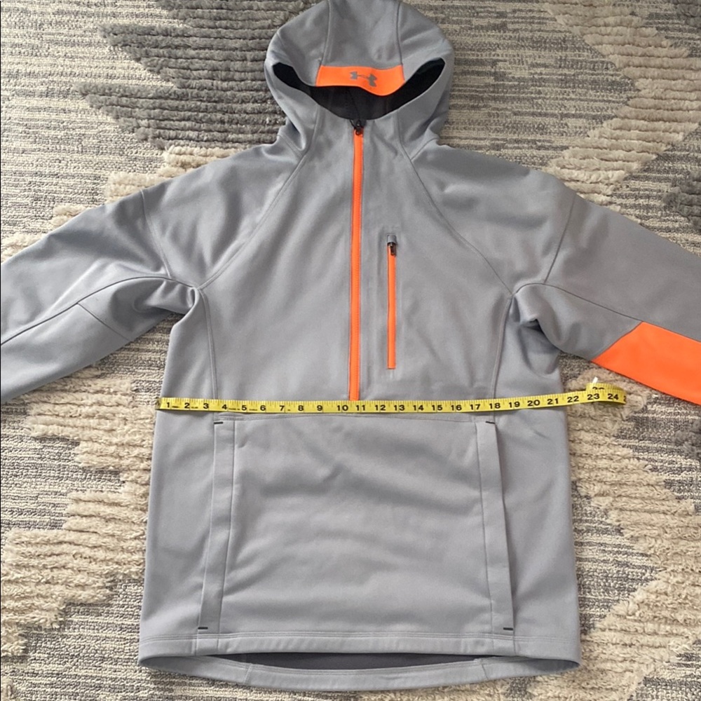 Under Armour Gray and Orange Men's Hoodie